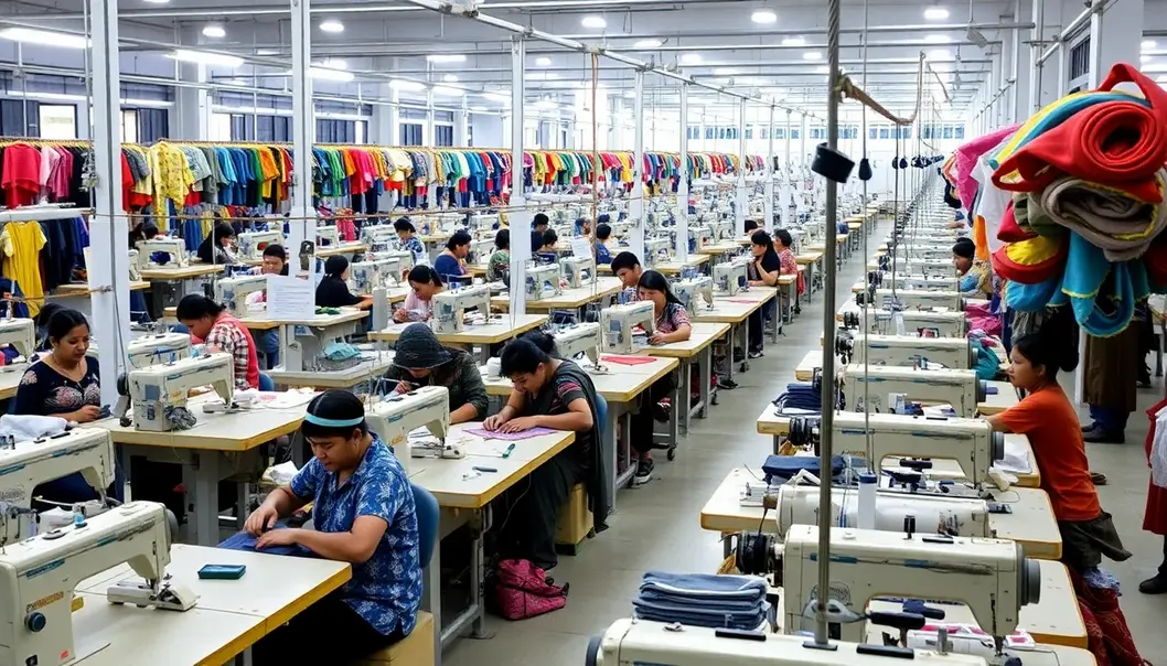 Inside a bustling fast fashion factory: the unseen forces behind our clothes.